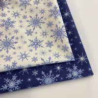 Lewis and Irene - Keep Believing  - Snowflakes- Felt Backed Fabric