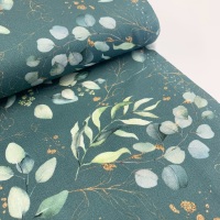 Poppy Europe Fabrics - Eucalyptus - Old Green - Digital Print