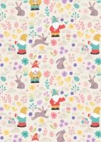 Lewis and Irene - Spring Treats - Spring Gnomes on Cream