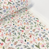 Rose and Hubble Fabrics - 100% Cotton Digital Print - Tulips