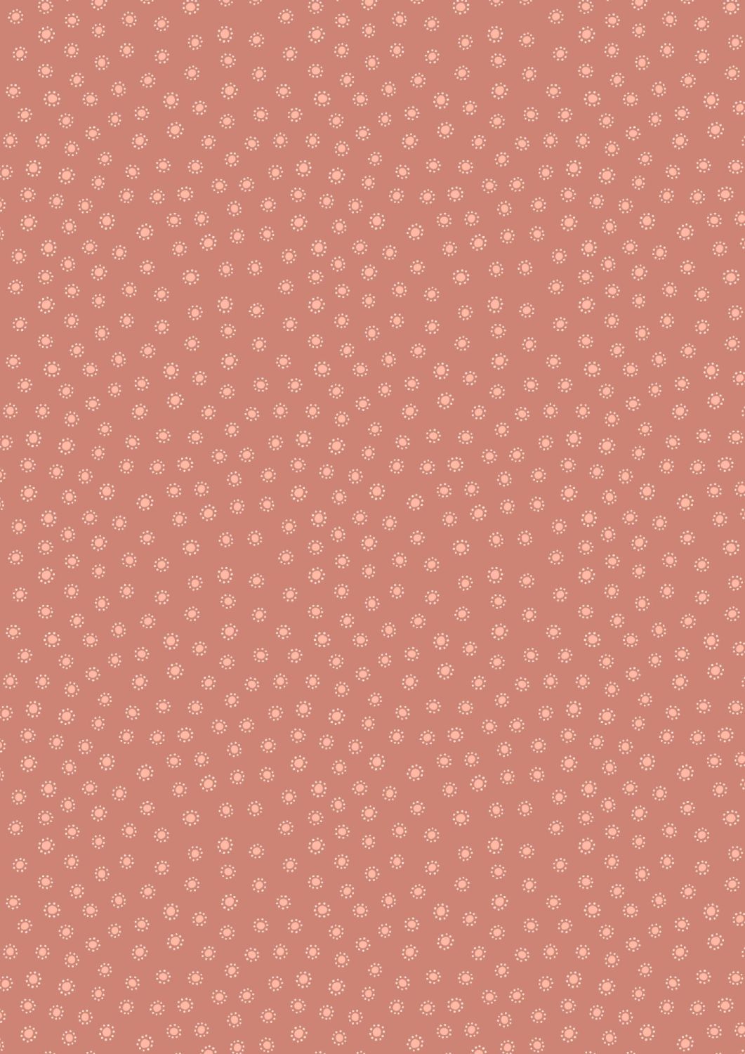 Lewis and Irene - Hannah's Flowers - Dotty Dots on Soft Terracotta