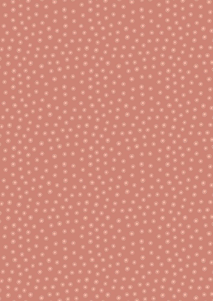 Lewis and Irene - Hannah's Flowers - Dotty Dots on Soft Terracotta