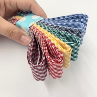 Carroway Colour Collection - Back to School - 30mm Gingham Polycotton Bias Binding