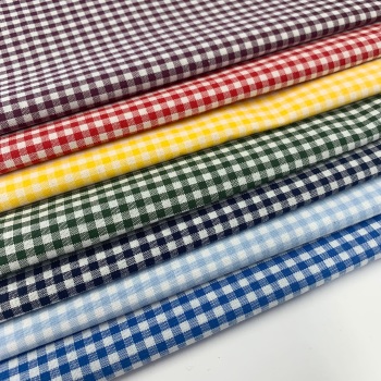 Carroway Colour Collection - Back to School - 1/8” Gingham Fabric 100% Cotton