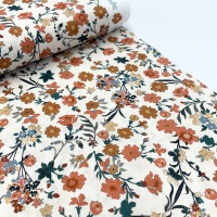 Poppy Europe Fabrics - Autumn Meadow - Natural - Digital Print