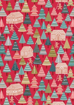 Lewis and Irene - Gingerbread Season - Gingerbread Forest on Red