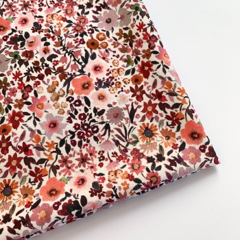 Poppy Europe - Aquarelle Fleurs - Felt Backed Fabric