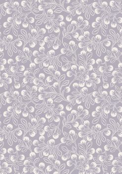 Lewis and Irene - Secret Winter Garden - Snowberries on Iced Lavender with Pearl Elements