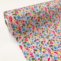 Rose and Hubble Fabrics - 100% Cotton Poplin - Ellie Floral