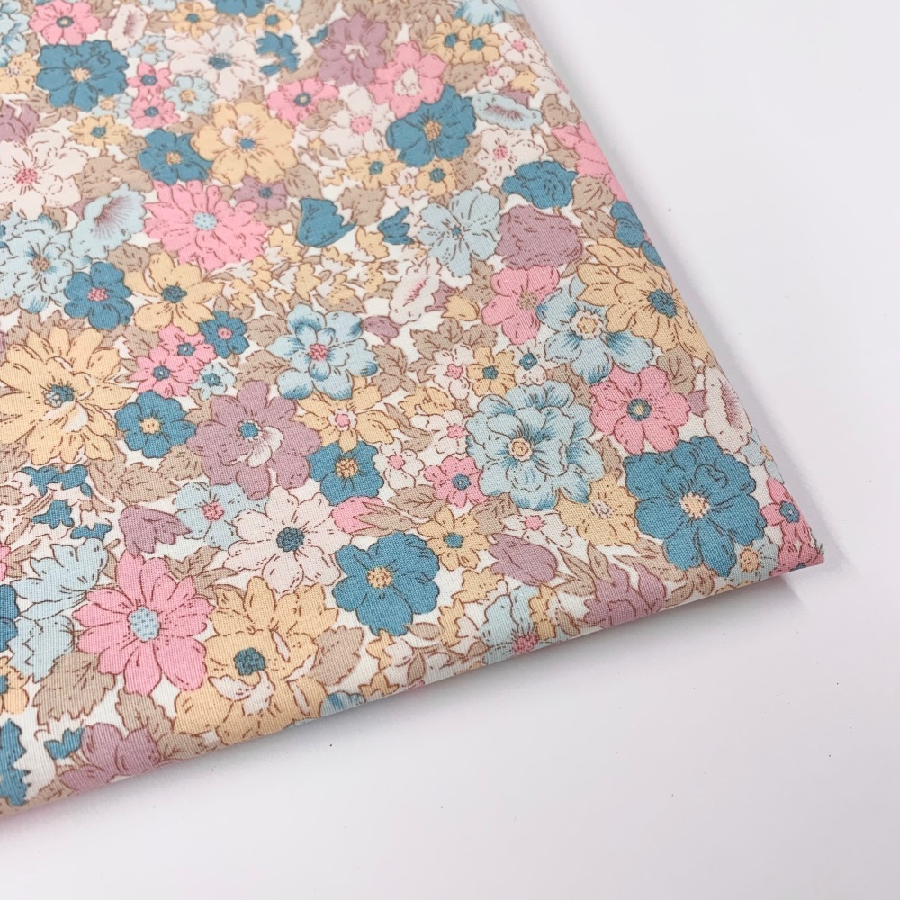 Rose and Hubble - Grace Floral - Felt Backed Fabric