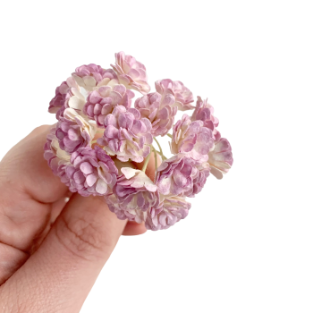 Mulberry Paper Flowers - Gypsophila - Two Tone Lilac