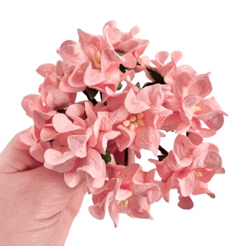 Mulberry Paper Flowers - Gardenias 35mm  - Pale Pink