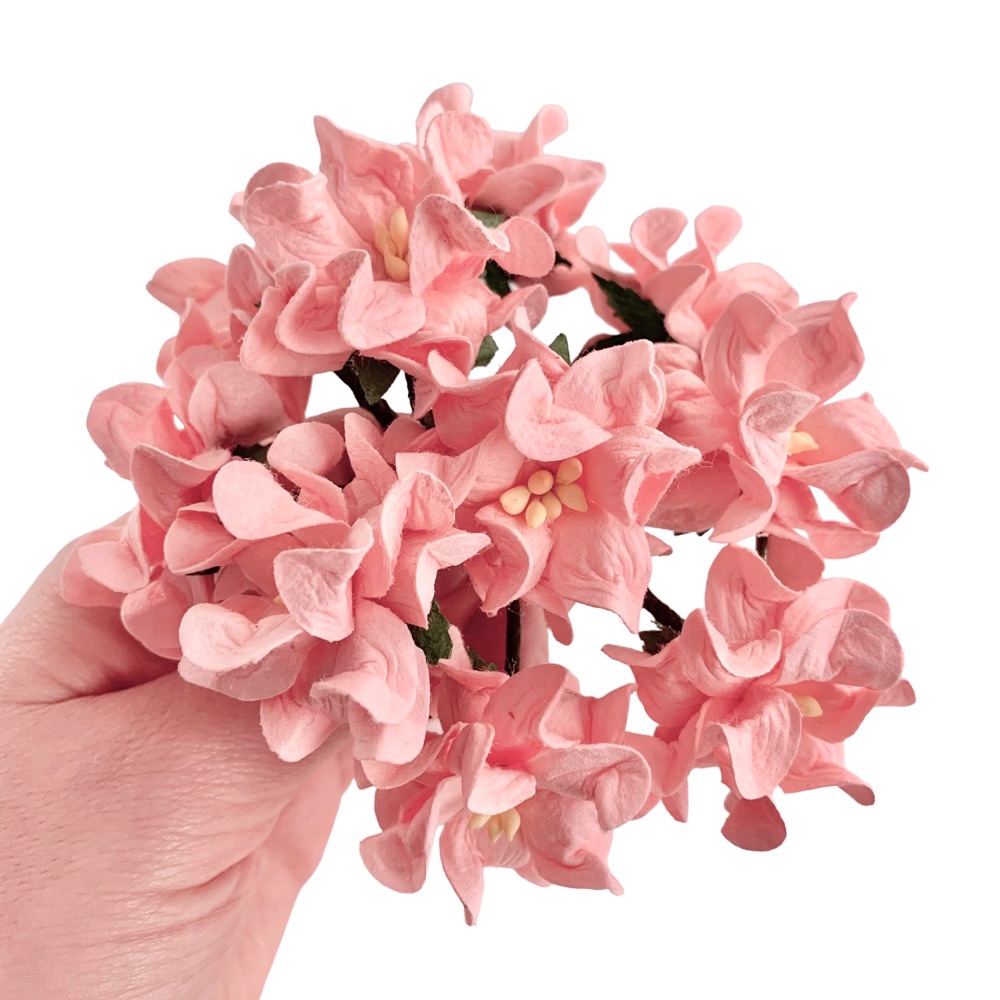 <!--014--> Mulberry Paper Flowers  - Gardenias
