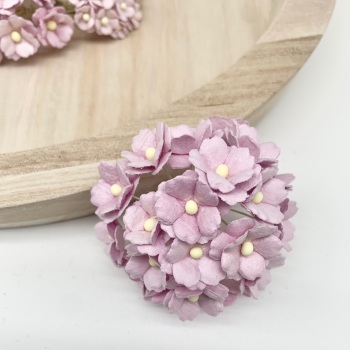 Mulberry Paper Flower Sweetheart Blossom Lilac