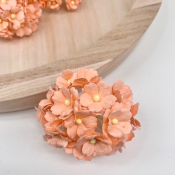 Mulberry Paper Flower Sweetheart Blossom Peach