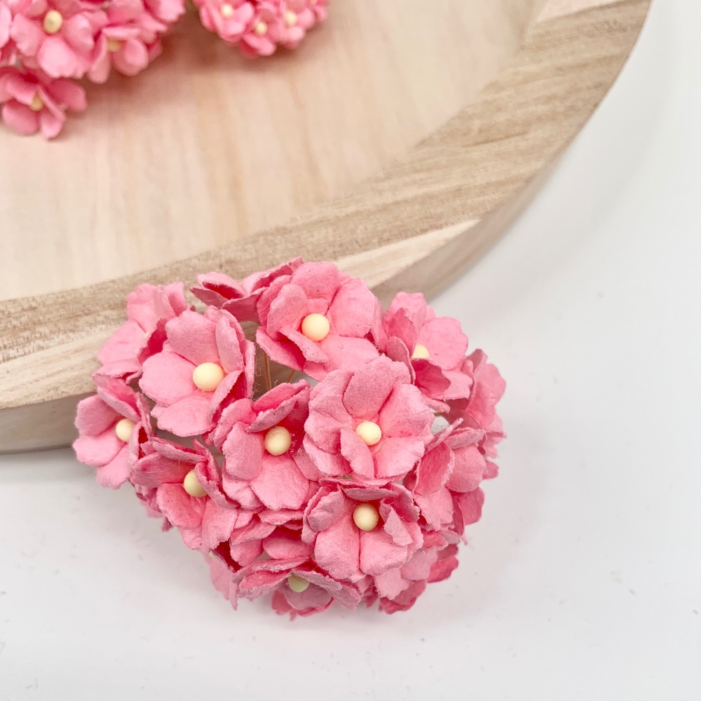 Mulberry Paper Flower Sweetheart Blossom Pink