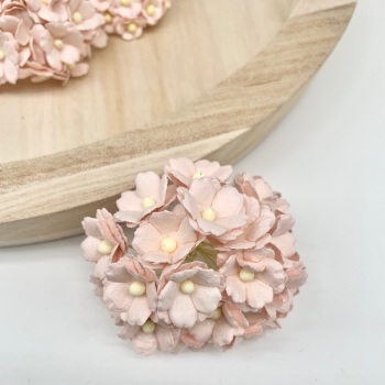 Mulberry Paper Flower Sweetheart Blossom Pink Mist