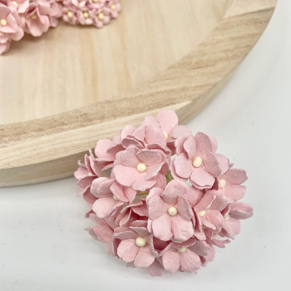 Mulberry Paper Flower Sweetheart Blossom Rose Pink