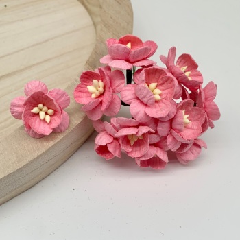 Mulberry Paper Flowers - Cherry Blossoms  - Pink