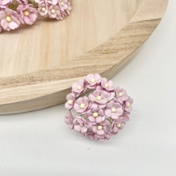 Mulberry Paper Flower Miniature Sweetheart Blossom Lilac