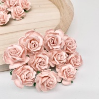 Mulberry Paper Flowers - Wild Roses 30mm  - Pink Mist