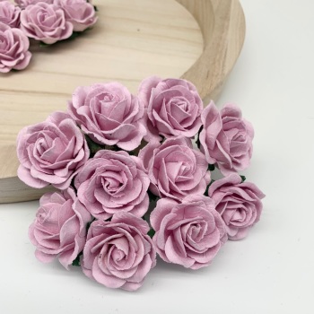 Mulberry Paper Flowers - Trellis Roses 35mm  - Lilac