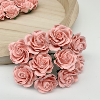 Mulberry Paper Flowers - Trellis Roses 35mm  - Pale Pink