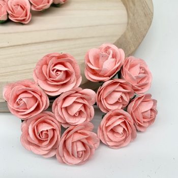 Mulberry Paper Flowers - Chelsea Roses 35mm  - Pale Pink
