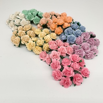 Flat Elastic - High Quality Mulberry Paper Flowers, Fabrics