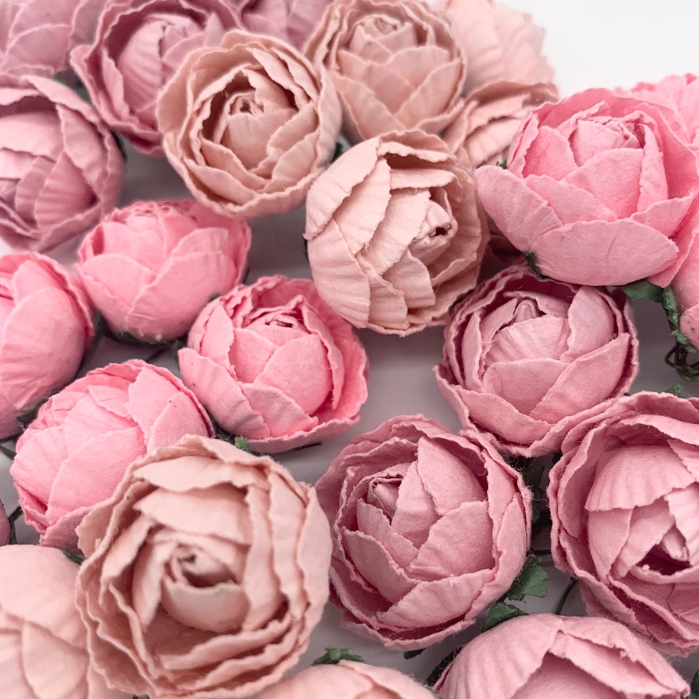 <!--015--> Mulberry Paper Flowers  - Peonies