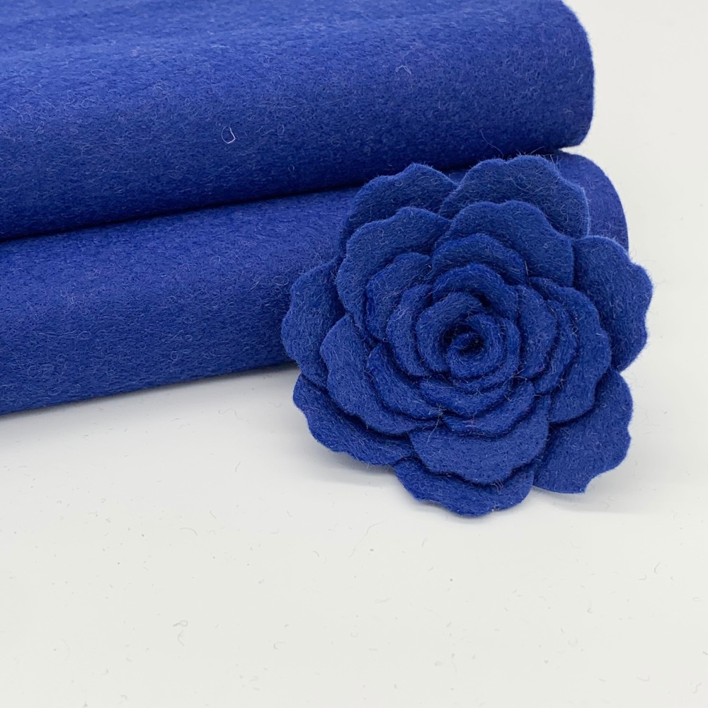 <!--061-->Royal Blue Wool Blend Felt 
