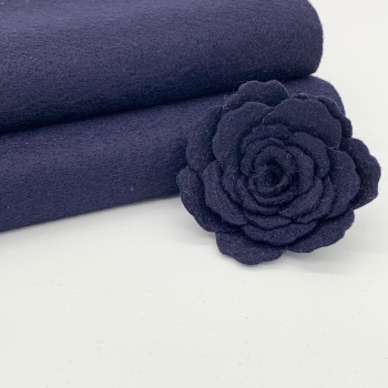 National Nonwovens Spellbound Sapphire - Heather Blue - Wool Felt Oversized Sheet - 35% Wool Blend - 1 12x18 inch Sheet