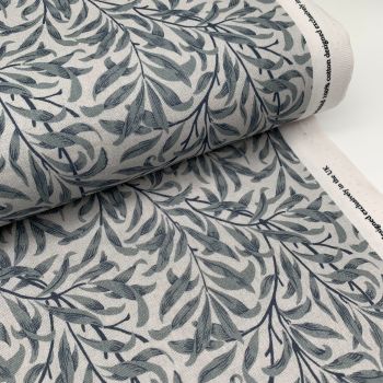 William Morris by Crafty - Willow Bough - Silver - 100% Cotton