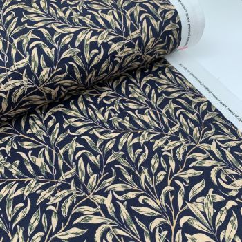 William Morris by Crafty - Willow Bough - Navy - 100% Cotton