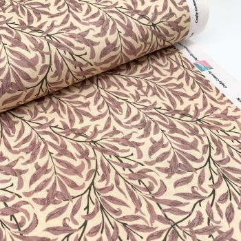 William Morris by Crafty - Willow Bough - Rose - 100% Cotton