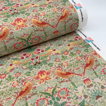 William Morris by Crafty - Strawberry Thief - Rose - 100% Cotton