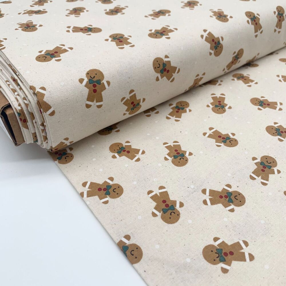 REMNANT 40CM X 110CM  John Louden Fabrics - 100% Cotton Scandi Print - Ging