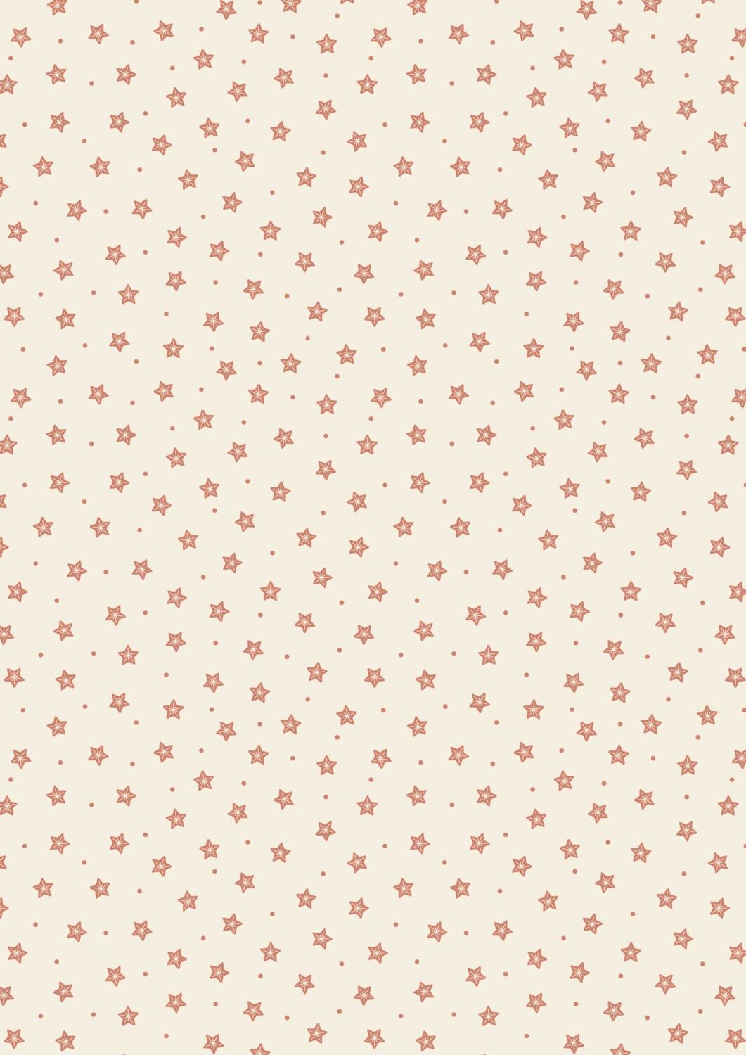 REMNANT 80CM X 110CM Lewis and Irene - Gingerbread Stars