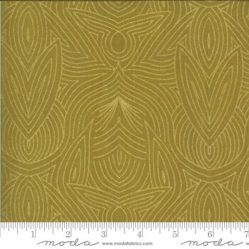 REMNANT 45CM X 110CM Moda Fabrics - Art Nouveau Umber