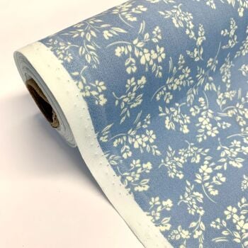 Rose and Hubble Fabrics - 100% Cotton Poplin - Felicity Blue