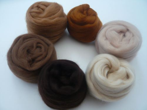 Brown Shades Packs - Merino Wool Tops