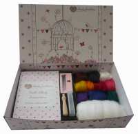 Boxed VEGAN Needle Felting Kit - With Bamboo Fibre 