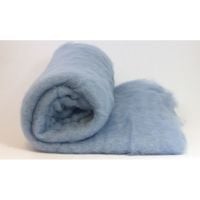 Dyed Wool Batt - Light Blue