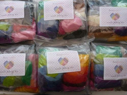 6 x Needle Felting Starter Kit - with Handle