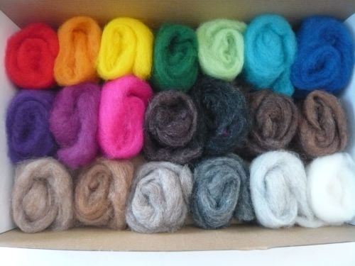 Natural Merino Tops Carded Sliver Heidifeathers® Needle Felting Wool Roving