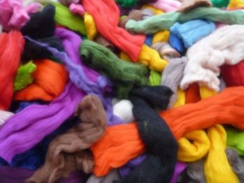 Big Bag of Wool off Cuts / Waste Wool / Wool Scraps 300g