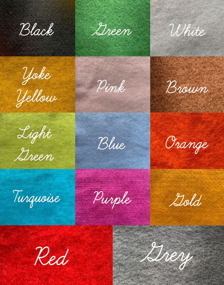 Prefelt Single Colours