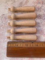 5 x Long Wooden Felting Needle Handles - for 1 needle