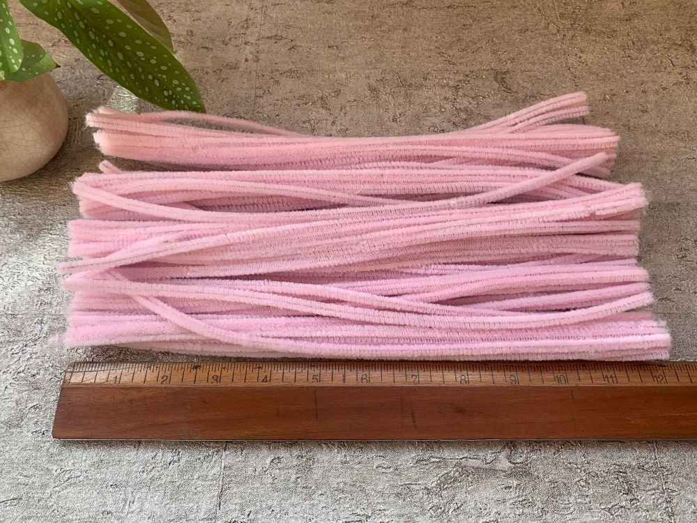 Long Pipe Cleaners - Pink