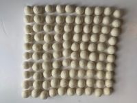 Handmade Felt Balls 2cm - Ivory
